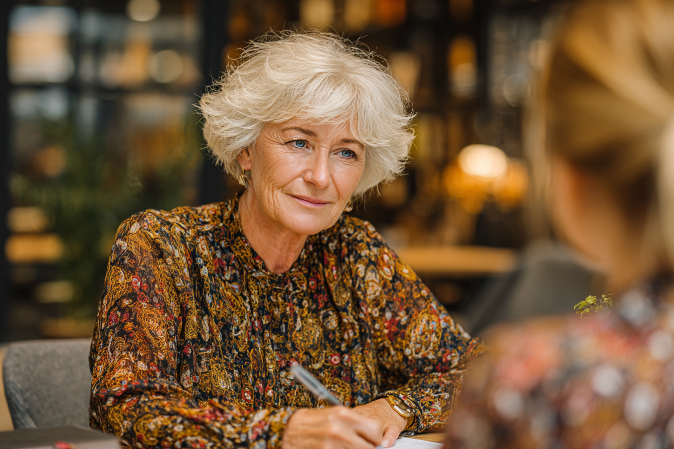 Familie cu bunici și nepoți savurând o masă sănătoasă împreună